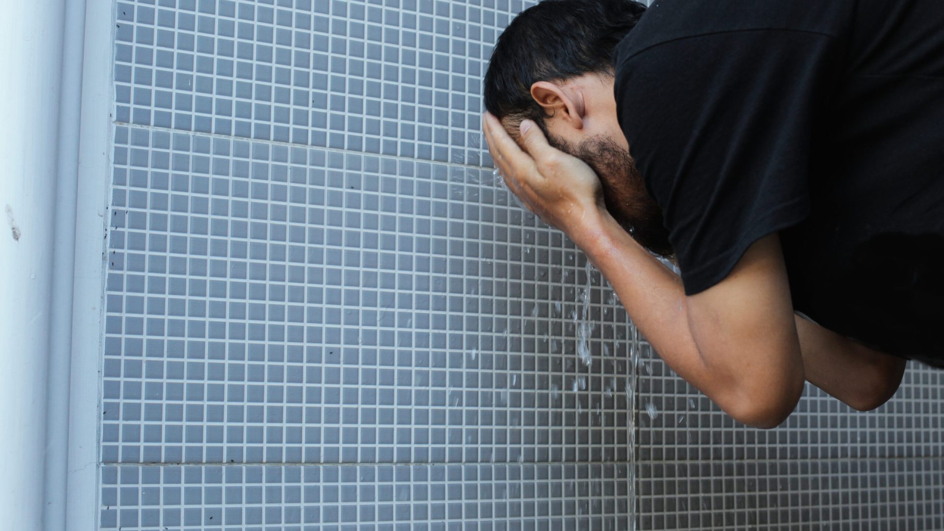 A,Moslem,Man,Take,Ablution,,Known,As,Wudu,,As,One