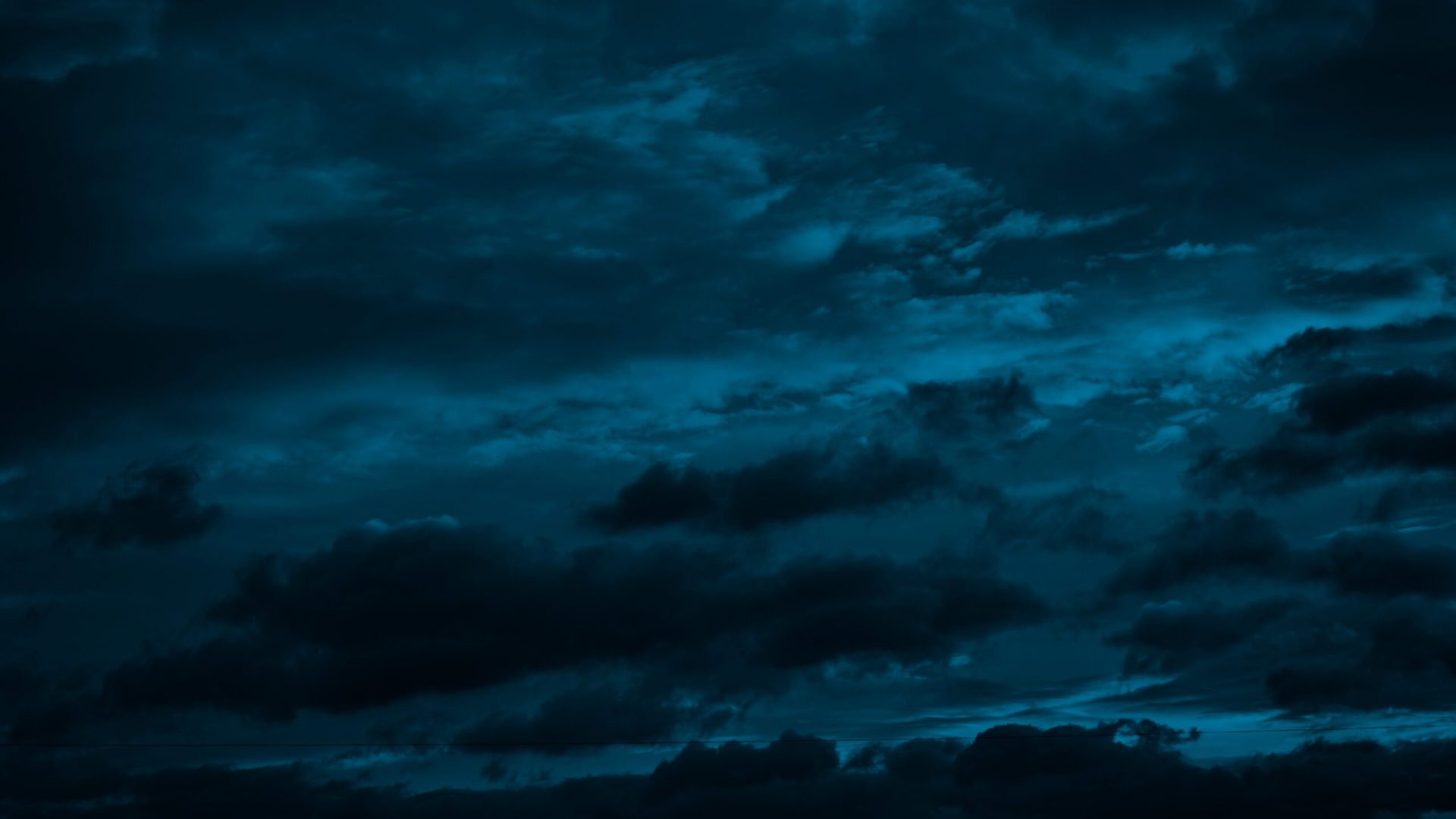 Dramatic,Sky,With,Clouds.,Black,Blue,Green,Night,Sky.,Thunderstorm.